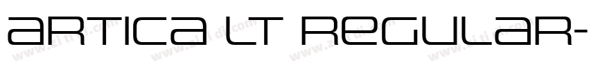 Artica Lt Regular字体转换